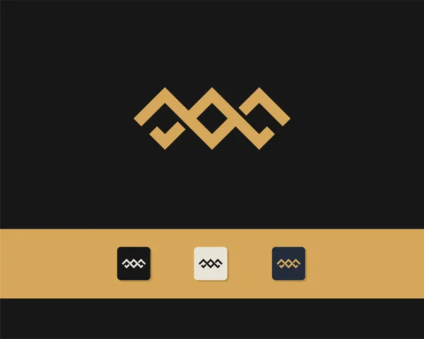 M harfi logo tasarımı. yaratıcı minimal monokrom sembolü. Evrensel zarif vektör amblemi. Birinci sınıf iş logosu. Şirket kimliği için grafiksel alfabe sembolü