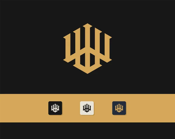 W harfi logo tasarımı. yaratıcı minimal monokrom sembolü. Evrensel zarif vektör amblemi. Birinci sınıf iş logosu. Şirket kimliği için grafiksel alfabe sembolü