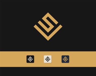 S V harfi logo tasarımı. yaratıcı minimal monokrom sembolü. Evrensel zarif vektör amblemi. Birinci sınıf iş logosu. Şirket kimliği için grafiksel alfabe sembolü