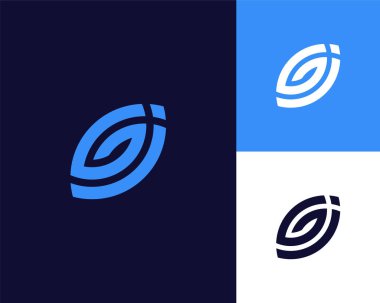 G J harfi logo tasarımı. yaratıcı minimal monokrom sembolü. Evrensel zarif vektör amblemi. Birinci sınıf iş logosu. Şirket kimliği için grafiksel alfabe sembolü