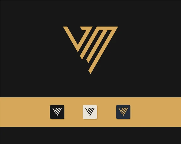 Letter Logo Design Creative Minimal Monochrome Monogram Symbol Universal Elegant — Stock Vector