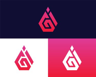 G harfi logo tasarımı. yaratıcı minimal monokrom sembolü. Evrensel zarif vektör amblemi. Birinci sınıf iş logosu. Şirket kimliği için grafiksel alfabe sembolü