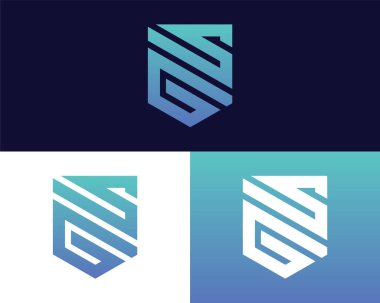 S G harfi logo tasarımı. yaratıcı minimal monokrom sembolü. Evrensel zarif vektör amblemi. Birinci sınıf iş logosu. Şirket kimliği için grafiksel alfabe sembolü
