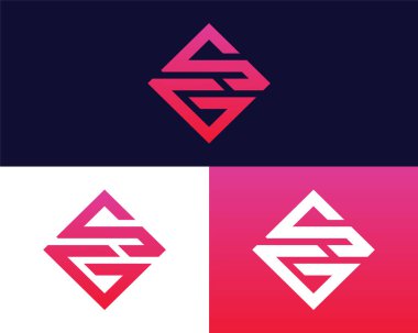 S G harfi logo tasarımı. yaratıcı minimal monokrom sembolü. Evrensel zarif vektör amblemi. Birinci sınıf iş logosu. Şirket kimliği için grafiksel alfabe sembolü