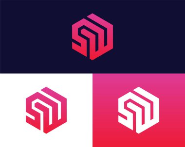 S harfi logo tasarımı. yaratıcı minimal monokrom sembolü. Evrensel zarif vektör amblemi. Birinci sınıf iş logosu. Şirket kimliği için grafiksel alfabe sembolü