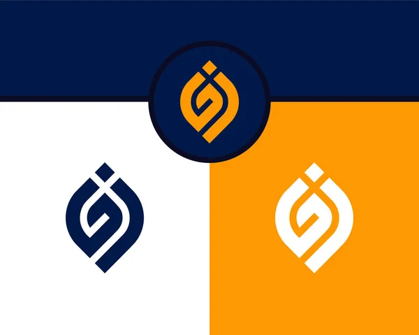 G J harfi logo tasarımı. yaratıcı minimal monokrom sembolü. Evrensel zarif vektör amblemi. Birinci sınıf iş logosu. Şirket kimliği için grafiksel alfabe sembolü