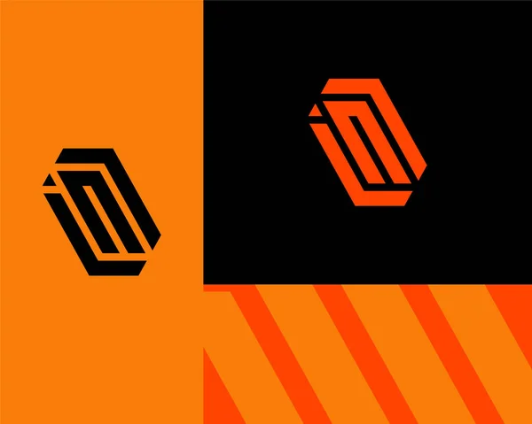 I N J harfi logo tasarımı. yaratıcı minimal monokrom sembolü. Evrensel zarif vektör amblemi. Birinci sınıf iş logosu. Şirket kimliği için grafiksel alfabe sembolü
