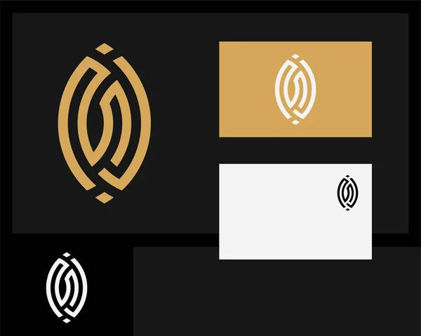 Brev Logo Design Kreativ Minimal Monokrom Monogram Symbol Universal Elegant Royaltyfria Stockvektorer