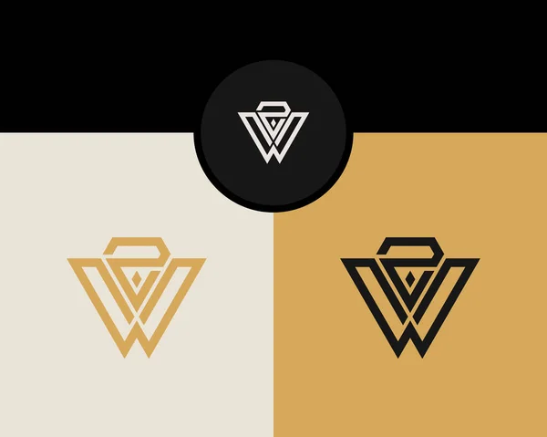 Letter Logo Design Creative Minimal Monochrome Monogram Symbol Universal Elegant — Stockvektor