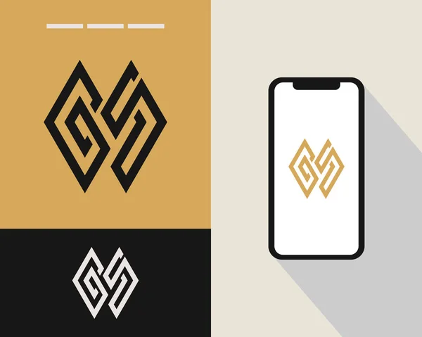 Letter Logo Ontwerp Creatief Minimaal Monochroom Monogram Symbool Universeel Elegant — Stockvector