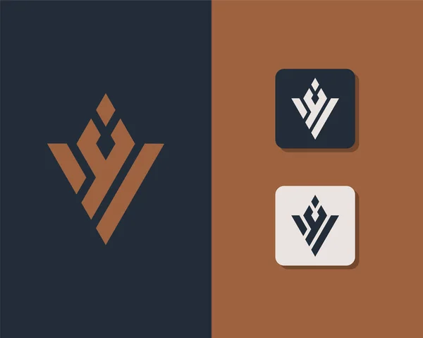 Návrh Loga Kreativní Minimální Monochromatický Symbol Univerzální Elegantní Vektorový Emblém — Stockový vektor