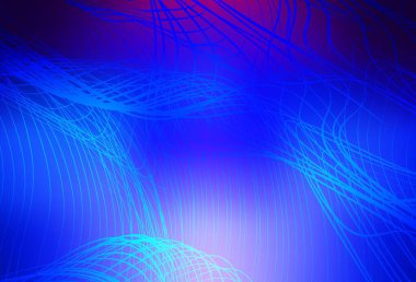 Koyu pembe, mavi vektör parlak şablonu bulanıklaştırdı. Gradyan ile modern soyut çizim. Tasarımının yeni yolu.