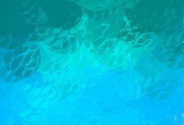 Soyut biçimlerde hafif BLUE vektör dokusu. Soyut tarzda rengarenk gradyan şekilleri olan bir resim. Web siteniz için basit tasarım.