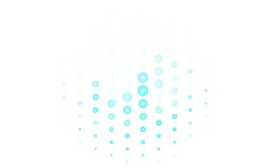 Açık Mavi, noktalı yeşil vektör arkaplanı. Soyut arka planda bulanık kabarcıklar ve renkli gradyan. İş ilanınız için tasarım.