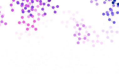 Açık Pembe, sarı vektör arkaplan ve yapay zeka formları. Renkli yapay zeka yapısı, eğimli çizgiler ve noktalar. Siber yeniliklerin tasviri için tasarım.