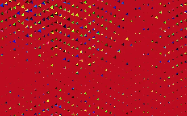 Karanlık çokrenkli vektör arkaplanı, çizgiler, üçgenler. Renkli üçgenlerin olduğu bir resim. İniş sayfası için modern şablon.