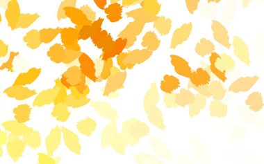 Memphis şekilli Light Orange vektör arkaplanı. Soyut gradyan şekilli basit renkli çizimler. Bir cep telefonu için arka plan.