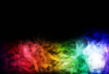 Keskin çizgileri olan koyu renkli vektör deseni. Bulanık arkaplanda gradyanı olan çizgiler. Reklam, kitapçıklar, broşürler için desen.