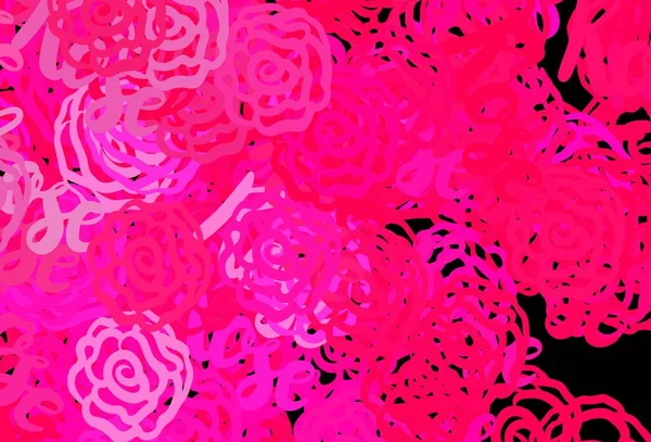 Φως Ροζ Διάνυσμα Φόντο Αφηρημένα Σχήματα Διακοσμητικό Σχέδιο Αφηρημένο Στυλ — Διανυσματικό Αρχείο