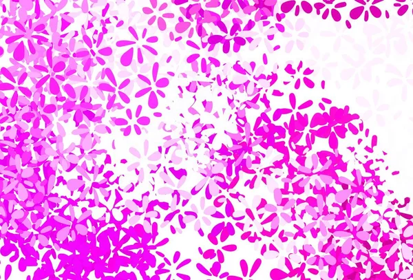 Светло Розовый Вектор Естественной Живописи Листьями Современная Геометрическая Абстрактная Иллюстрация — стоковый вектор