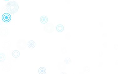 Disklerle hafif BLUE vektör dokusu. Doğa tarzında renkli baloncuklu soyut illüstrasyon. Fütürist reklamlar ve kitapçıklar için şablon.