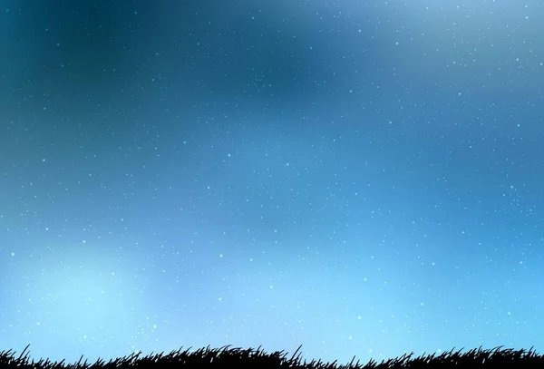 Световая Векторная Раскладка Космическими Звездами Блестящая Абстрактная Иллюстрация Красочными Космическими — стоковый вектор