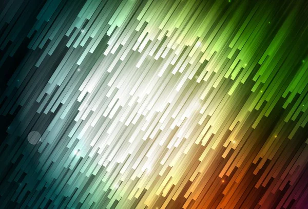 Koyu yeşil, düz çizgileri olan kırmızı vektör düzeni. Çizgilerle modern geometrik soyut çizim. Reklam, kitapçıklar, broşürler için desen.