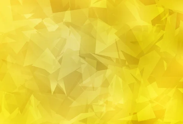 Светло Желтый Вектор Искушает Хаотичными Шестами Иллюстрация Красочными Градиентными Формами — стоковый вектор