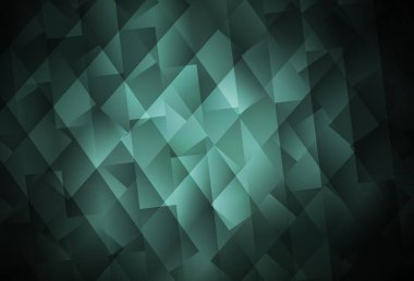 Dikdörtgenli koyu yeşil vektör arkaplan. Renkli dikdörtgenleri olan bir resim. Reklamlar için desen.