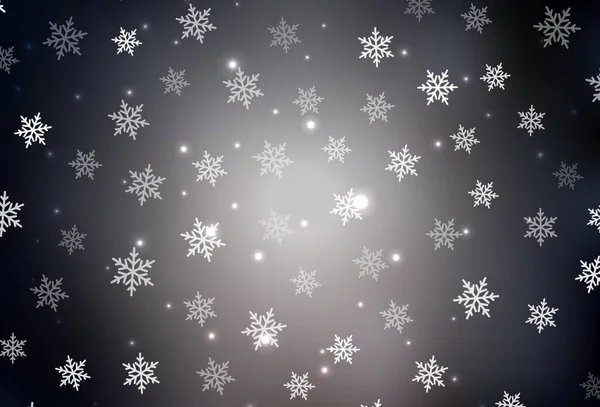 Векторне Тло Dark Brown Стилі Xmas Розумна Ілюстрація Різдвяними Елементами — стоковий вектор