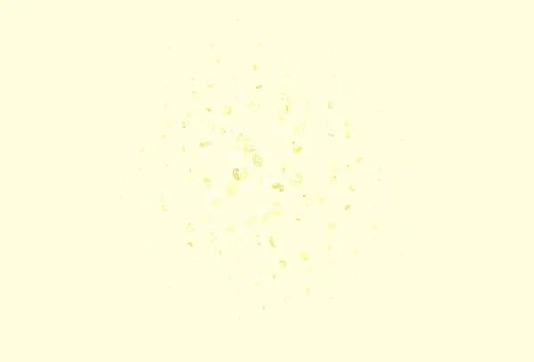 Світло Оранжеве Векторне Компонування Формами Кола Абстрактна Ілюстрація Кольоровими Бульбашками — стоковий вектор