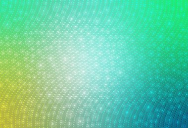 Açık yeşil vektör soyut şekilli baloncuklu dekoratif tasarımı bulanıklaştırdı. Doğa tarzında bulanık halkaları olan güzel renkli çizimler. İş reklamları için akıllı tasarım.