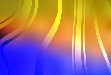 Açık Mavi, Sarı vektör renkli soyut arka plan. Degrade ile soyut renkli illüstrasyon. Tasarımlar için arka plan.