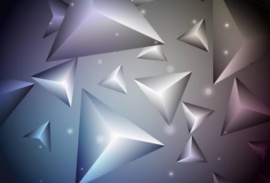 Çokgen şekilli koyu mavi vektör deseni. Doğa tarzında üçgenleri olan güzel bir çizim. Kartvizitiniz için modern tasarım.