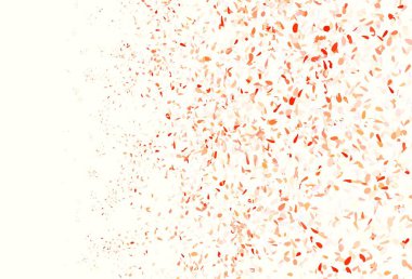 Açık yeşil, yapraklı kırmızı vektör zarif şablon. Origami tarzındaki yaprakların gradyanlı karalama çizimi. Web sitesi yöneticileri ve tasarımları için desen.