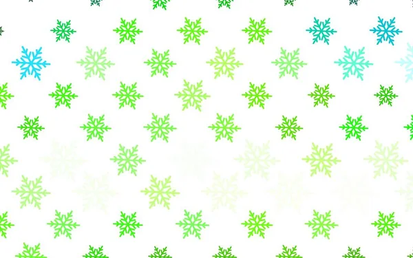 生日风格的浅绿色矢量纹理 现代抽象的圣诞情绪形态 小册子 教育传单的分发方式 — 图库矢量图片