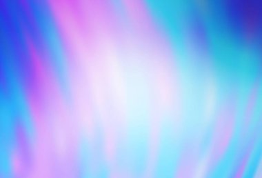 Açık Pembe, Mavi vektör bulanık şablon. Soyut renkli gradyan çizimi. İşiniz için yeni tasarım.