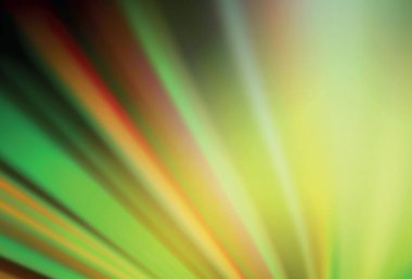 Koyu yeşil, sarı vektör parlak şablonu bulanıklaştırdı. Gradyan tasarımlı, soyut, ışıltılı çizimler. İşiniz için en iyi bulanık tasarım..