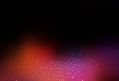 Koyu mavi, kırmızı vektör, renkli su damlaları olan soyut çizimler. Soyut arka planda bulanık kabarcıklar ve renkli gradyan. İniş sayfası için modern şablon.