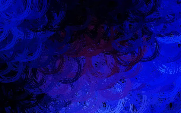 Rose Foncé Fond Vectoriel Bleu Avec Des Lignes Illustration Colorée — Image vectorielle