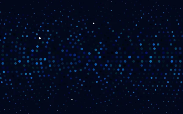Темно Синий Векторный Узор Цветными Сферами Геометрический Образец Повторяющихся Кругов — стоковый вектор