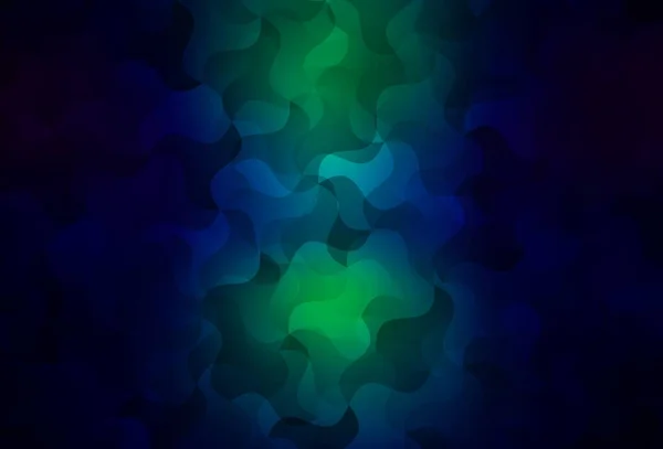 Dark Blue Green Vector Nízkým Poly Texturou Třpytivé Abstraktní Ilustrace — Stockový vektor