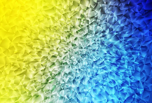 Açık mavi, sarı vektör soyut mozaik fon. Origami stilinde gradyan ile yaratıcı geometrik illüstrasyon. Marka kitabınız için yeni şablon.