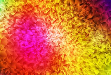 Koyu Çokrenkli vektör soyut çokgen arkaplan. Çokgen şekilli bir örnek. Web siteniz için çokgen tasarım.