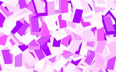 Altıgenli hafif Mor vektör arkaplanı. Renkli altıgenli soyut illüstrasyon. Web sitesi posterleri, afişler için tasarım.