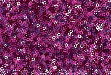 Noktalı açık pembe vektör arkaplanı. Bulanık dekoratif tasarım baloncuklu soyut tarzda. Poster ve web siteleri için tasarım.