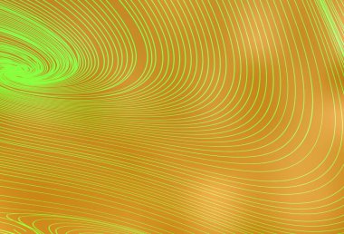 Açık Turuncu vektör arkaplanı ve wry çizgileri. Çağdaş gradyan soyut çizgileri olan çizimler. Tasarımınız için basit şablon.