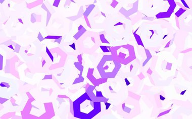 Altıgenli hafif Mor vektör arkaplanı. Bulanık arkaplanda renkli altıgenler. Marka kitabınız için yeni şablon.