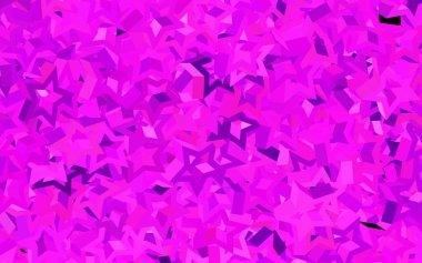 Gökyüzü yıldızlı koyu pembe vektör şablonu. Bulanık arkaplanda gradyanı olan yıldızlar. İş ilanınız için akıllı tasarım.