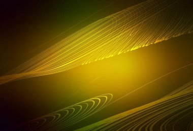 Koyu yeşil, sarı vektör soyut parlak şablonu bulanıklaştırdı. Renkli soyut çizimler ve gradyan. Marka kitabınız için yeni biçim tasarımı.